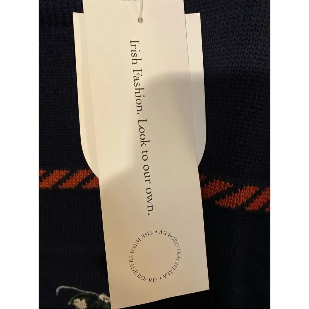 Par 4 sports NWT, men’s vintage golf, sweater, size medium, navy blue